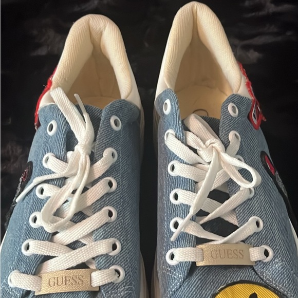 Guess Denim Fun size 9 tennis shoe sneaker - Picture 4 of 5